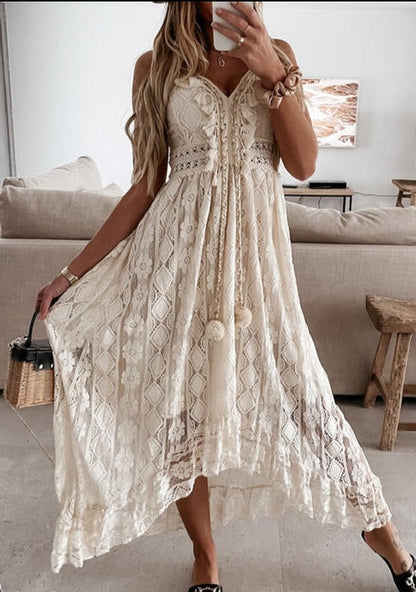 Lindegade Lindegade™ Sommer Mara Maxikjole | En elegant og chic kjole