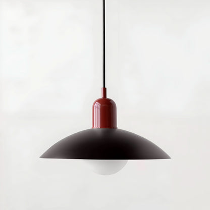 Lindegade | Moderne Macaron Bauhaus Pendelampe – Jernskærm