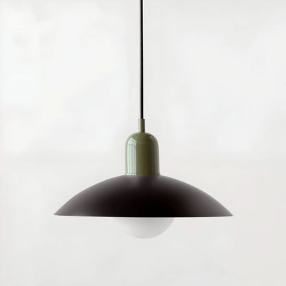 Lindegade | Moderne Macaron Bauhaus Pendelampe – Jernskærm