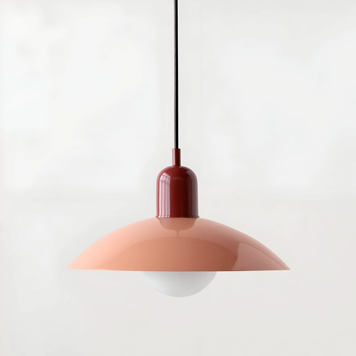 Lindegade | Moderne Macaron Bauhaus Pendelampe – Jernskærm
