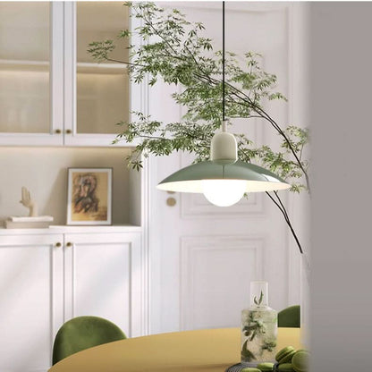 Lindegade | Moderne Macaron Bauhaus Pendelampe – Jernskærm