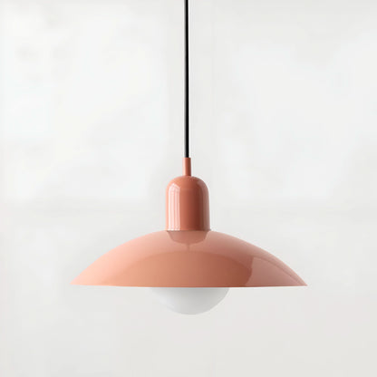 Lindegade | Moderne Macaron Bauhaus Pendelampe – Jernskærm