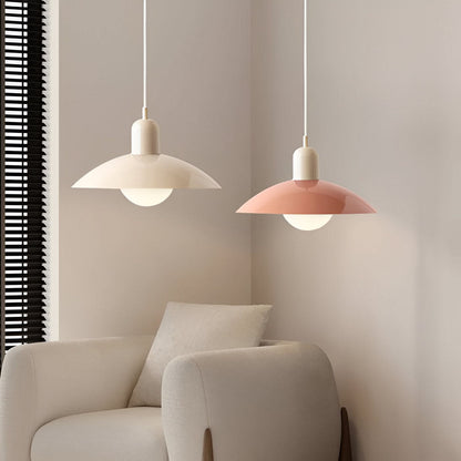 Lindegade | Moderne Macaron Bauhaus Pendelampe – Jernskærm