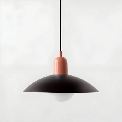 Lindegade | Moderne Macaron Bauhaus Pendelampe – Jernskærm