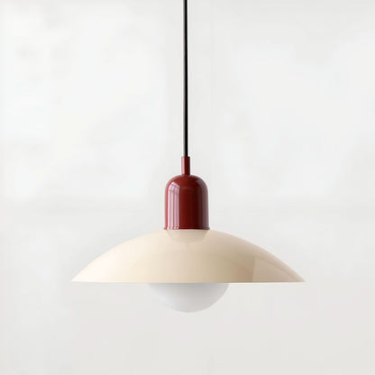 Lindegade | Moderne Macaron Bauhaus Pendelampe – Jernskærm