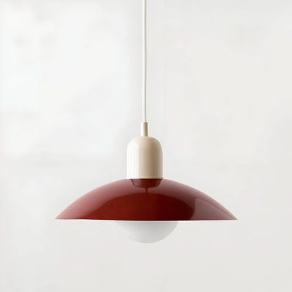 Lindegade | Moderne Macaron Bauhaus Pendelampe – Jernskærm
