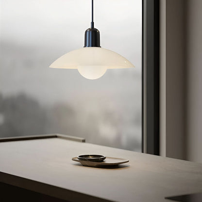 Lindegade | Moderne Macaron Bauhaus Pendelampe – Jernskærm