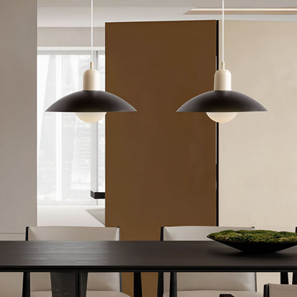 Lindegade | Moderne Macaron Bauhaus Pendelampe – Jernskærm