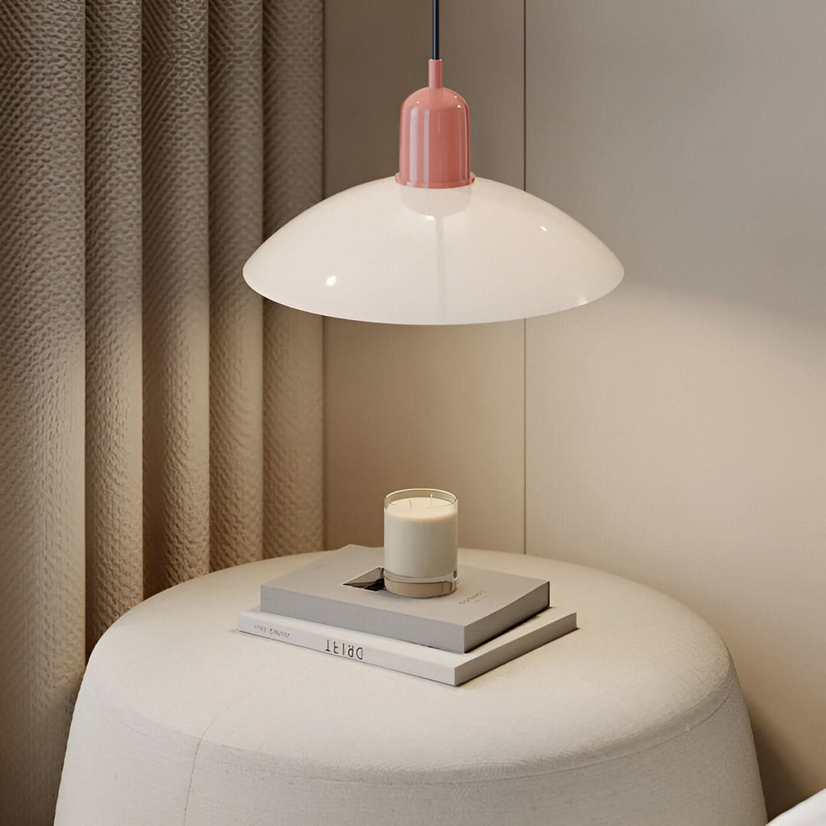 Lindegade | Moderne Macaron Bauhaus Pendelampe – Jernskærm