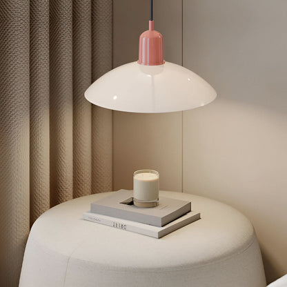 Lindegade | Moderne Macaron Bauhaus Pendelampe – Jernskærm