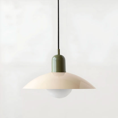 Lindegade | Moderne Macaron Bauhaus Pendelampe – Jernskærm