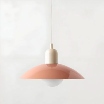 Lindegade | Moderne Macaron Bauhaus Pendelampe – Jernskærm