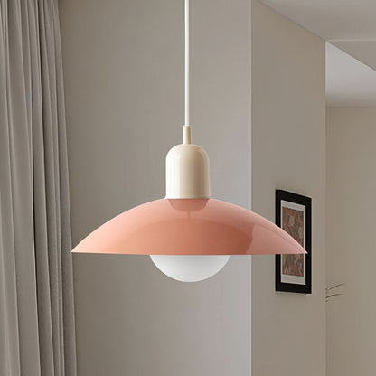 Lindegade | Moderne Macaron Bauhaus Pendelampe – Jernskærm