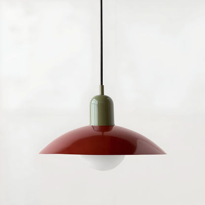 Lindegade | Moderne Macaron Bauhaus Pendelampe – Jernskærm