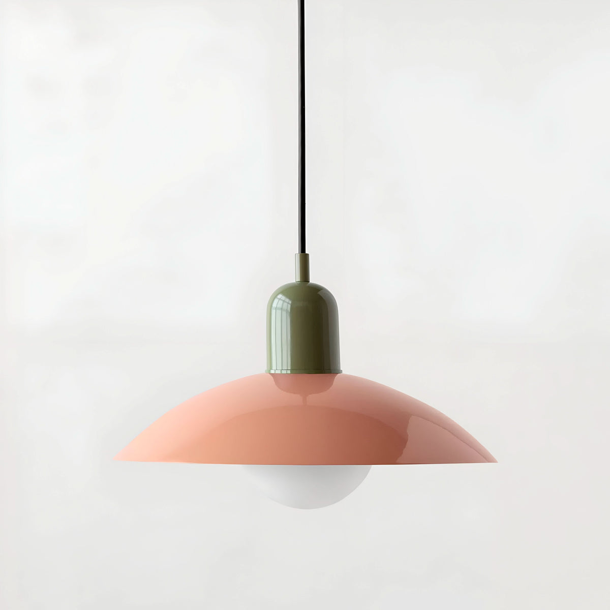 Lindegade | Moderne Macaron Bauhaus Pendelampe – Jernskærm