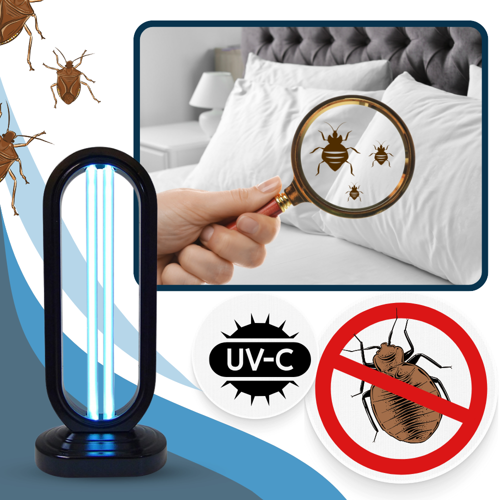 Lindegade | Multi-Overflade UV Desinfektionspære – Stærkeste Bed Bugs Dræber til Hjemmet & Rejsebrug