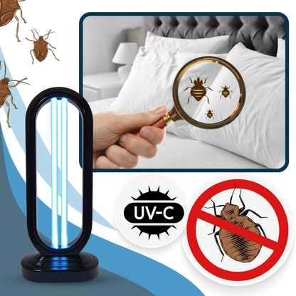Lindegade | Multi-Overflade UV Desinfektionspære – Stærkeste Bed Bugs Dræber til Hjemmet & Rejsebrug