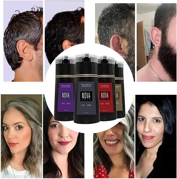 Lindegade | NovaHair Instant Dye Shampoo – Hurtig farveopfriskning til dit hår