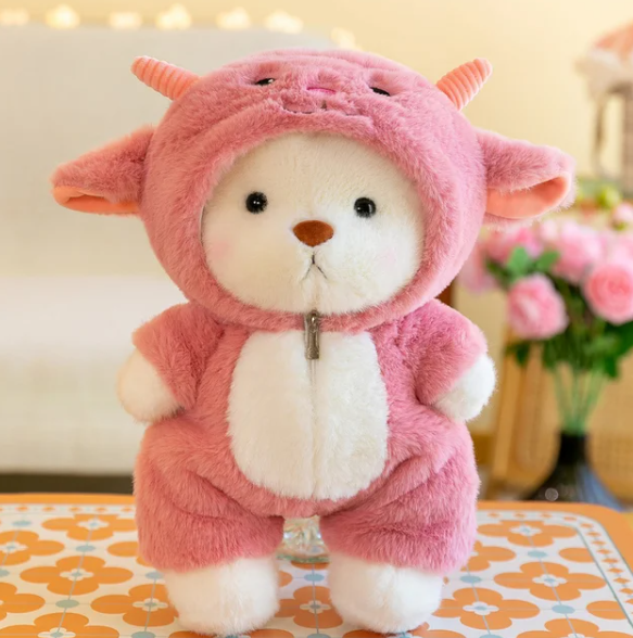 Lindegade | Plush Teddy Bear | Blød og Krammelig for Børn | Flere Designs