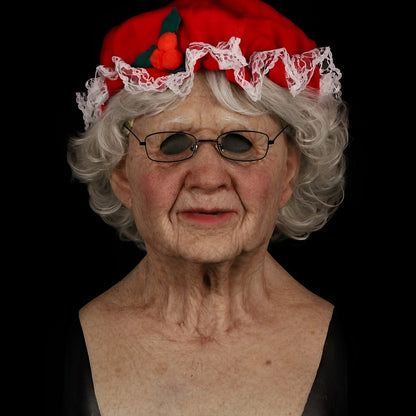 Lindegade | Realistisk Gamle Mand Maske – Halloween og Cosplay Latex Maske med Bevægelsesdygtig Mund