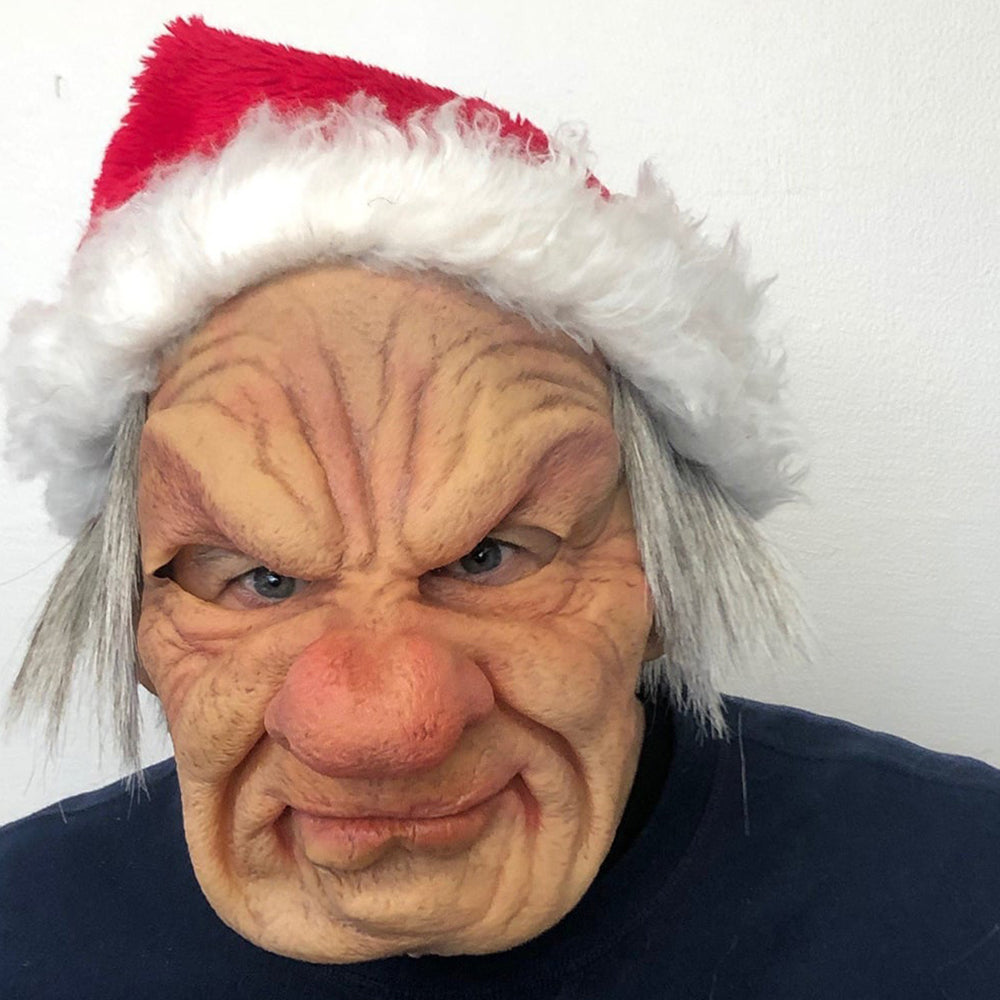 Lindegade | Realistisk Gamle Mand Maske – Halloween og Cosplay Latex Maske med Bevægelsesdygtig Mund