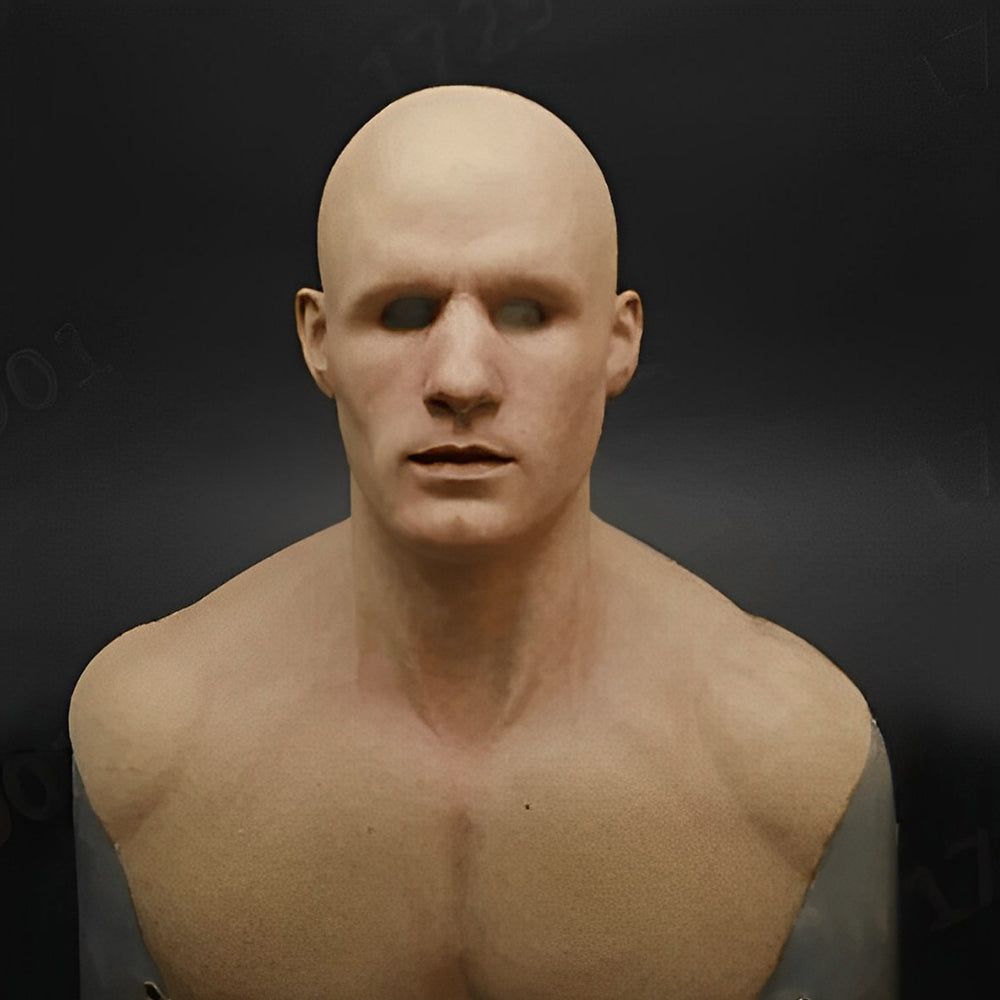 Lindegade | Realistisk Gamle Mand Maske – Halloween og Cosplay Latex Maske med Bevægelsesdygtig Mund