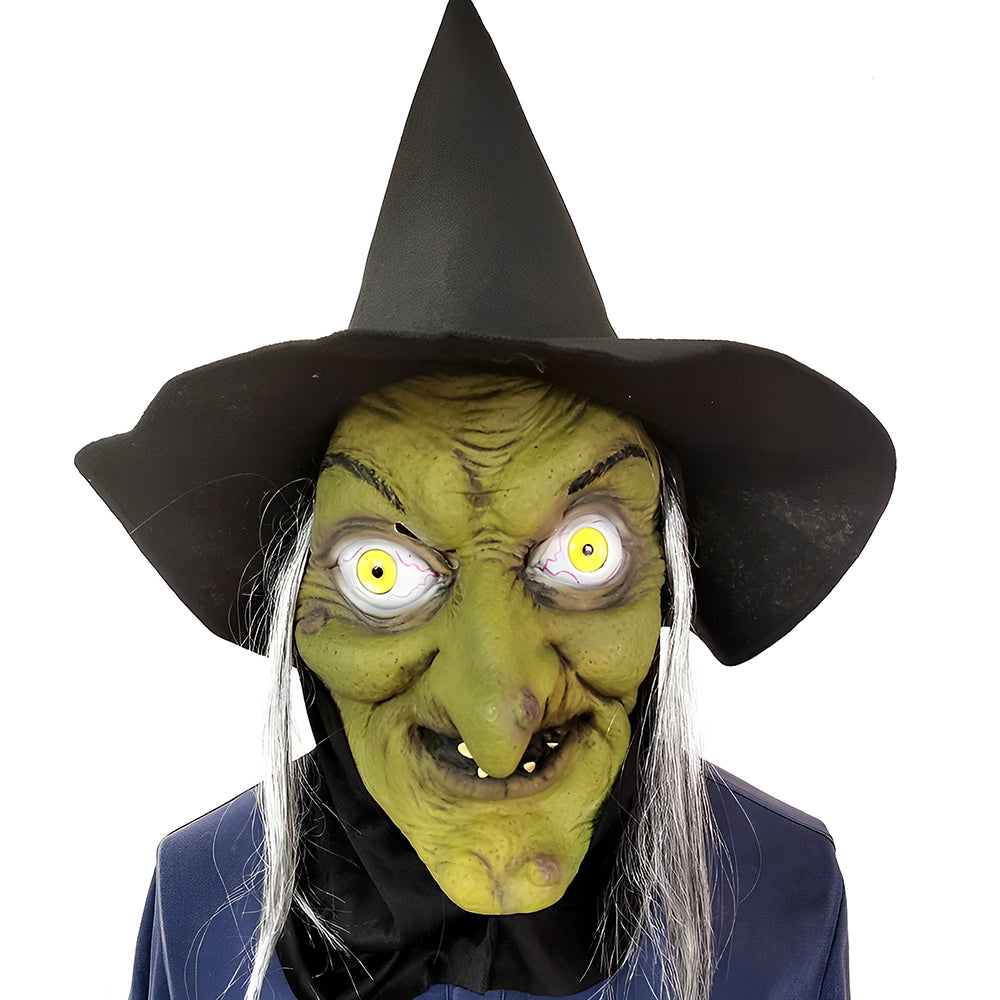 Lindegade | Realistisk Gamle Mand Maske – Halloween og Cosplay Latex Maske med Bevægelsesdygtig Mund