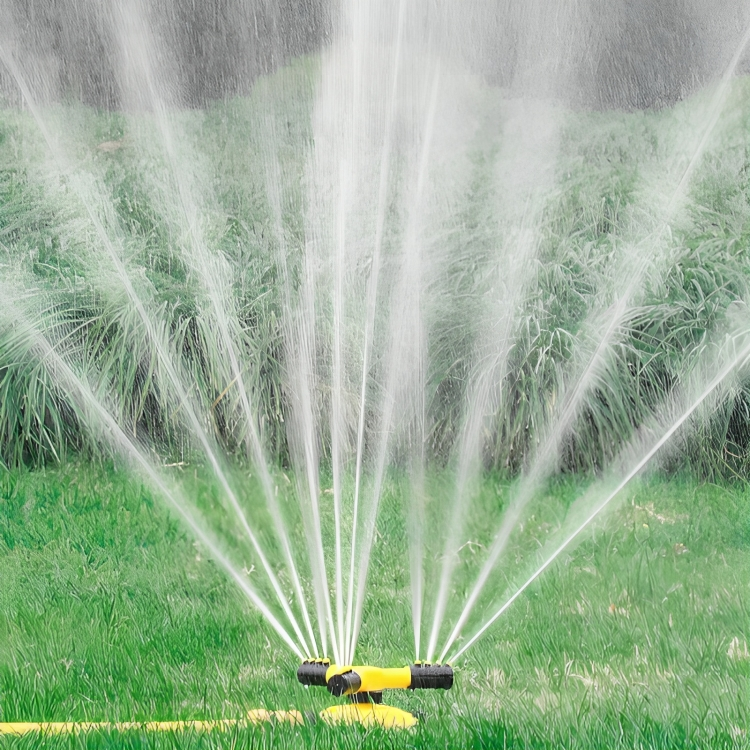 Lindegade | Rotationssprinkler til græsplæne | 360° dækning, vandbesparende teknologi & justerbar spray til effektiv havevanding