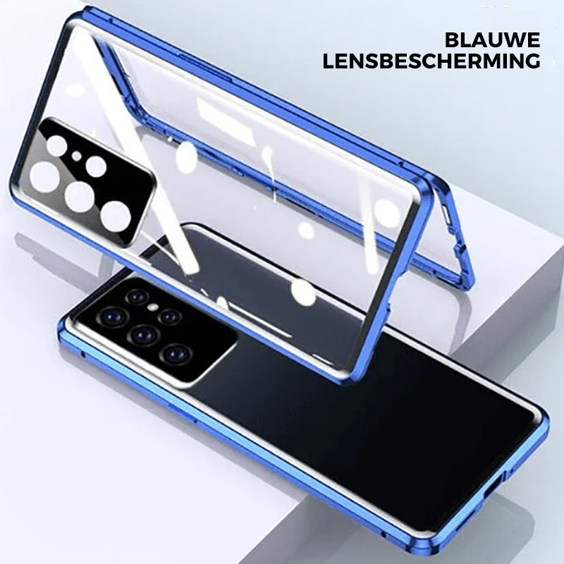 Lindegade Tempered Glass Dobbelt-Sidet Telefon Etui til Samsung