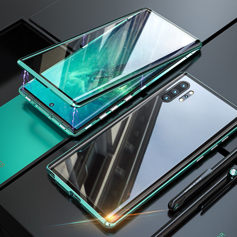 Lindegade Tempered Glass Dobbelt-Sidet Telefon Etui til Samsung