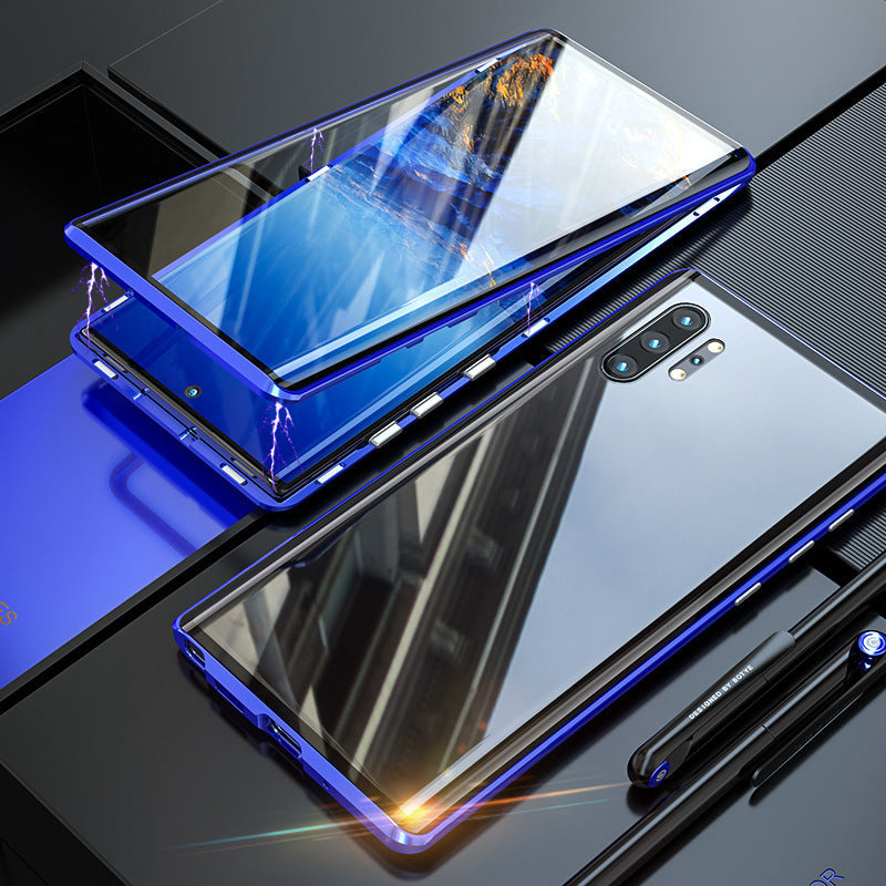Lindegade Tempered Glass Dobbelt-Sidet Telefon Etui til Samsung