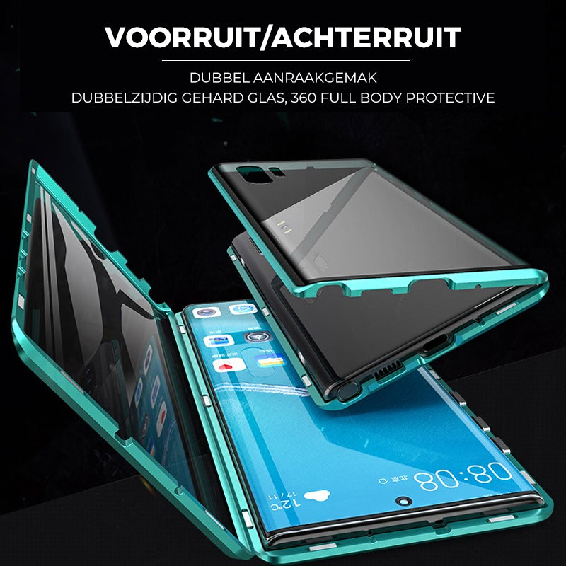 Lindegade Tempered Glass Dobbelt-Sidet Telefon Etui til Samsung