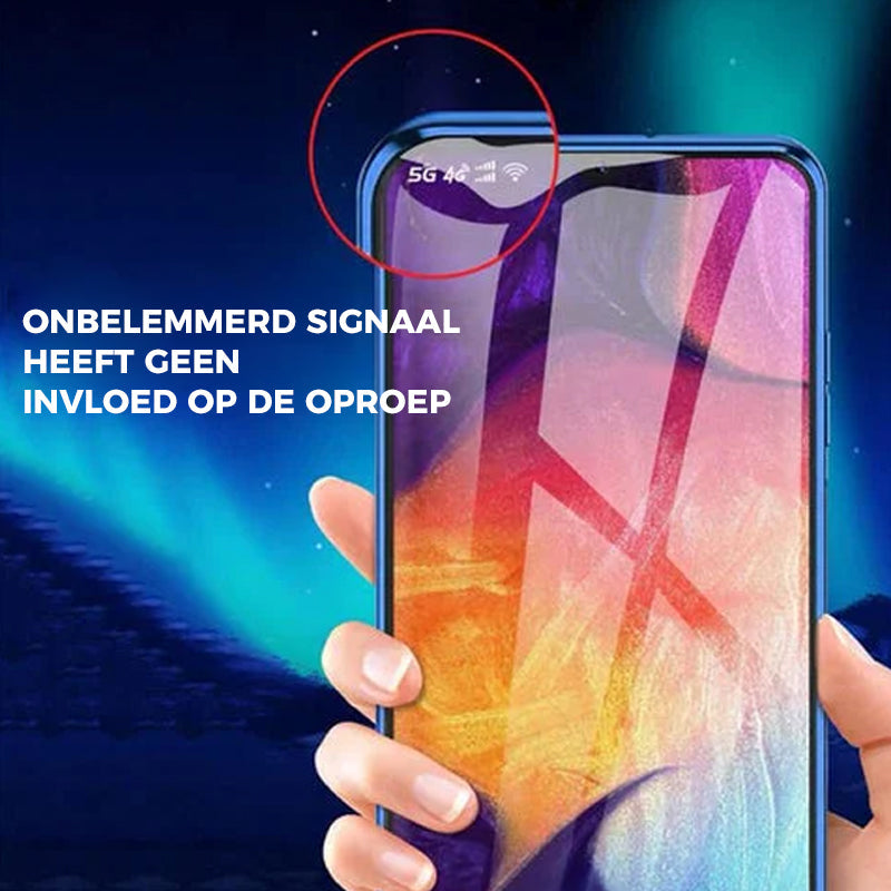 Lindegade Tempered Glass Dobbelt-Sidet Telefon Etui til Samsung