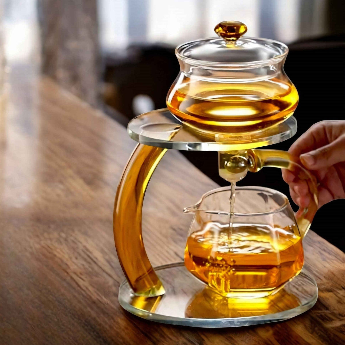 Lindegade | TranquiliTea – Magnetisk Glasinfusion Teapot for Forbedret Smag & Velvære
