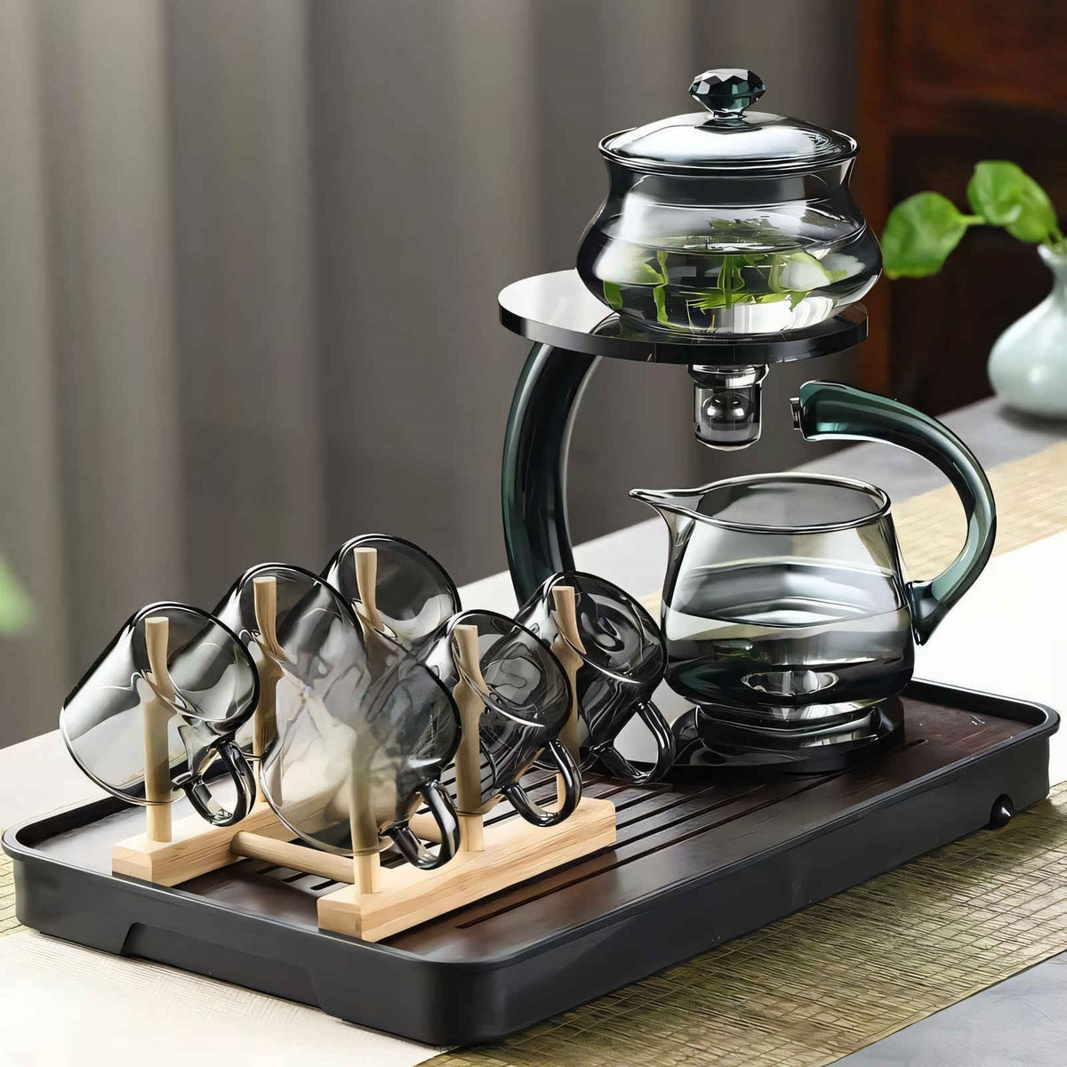 Lindegade | TranquiliTea – Magnetisk Glasinfusion Teapot for Forbedret Smag & Velvære