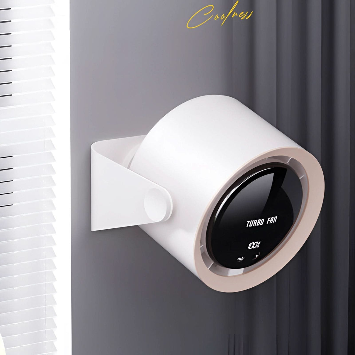 Lindegade | Turbo Bladeless Ventilator med LED Skærm Stille Køling