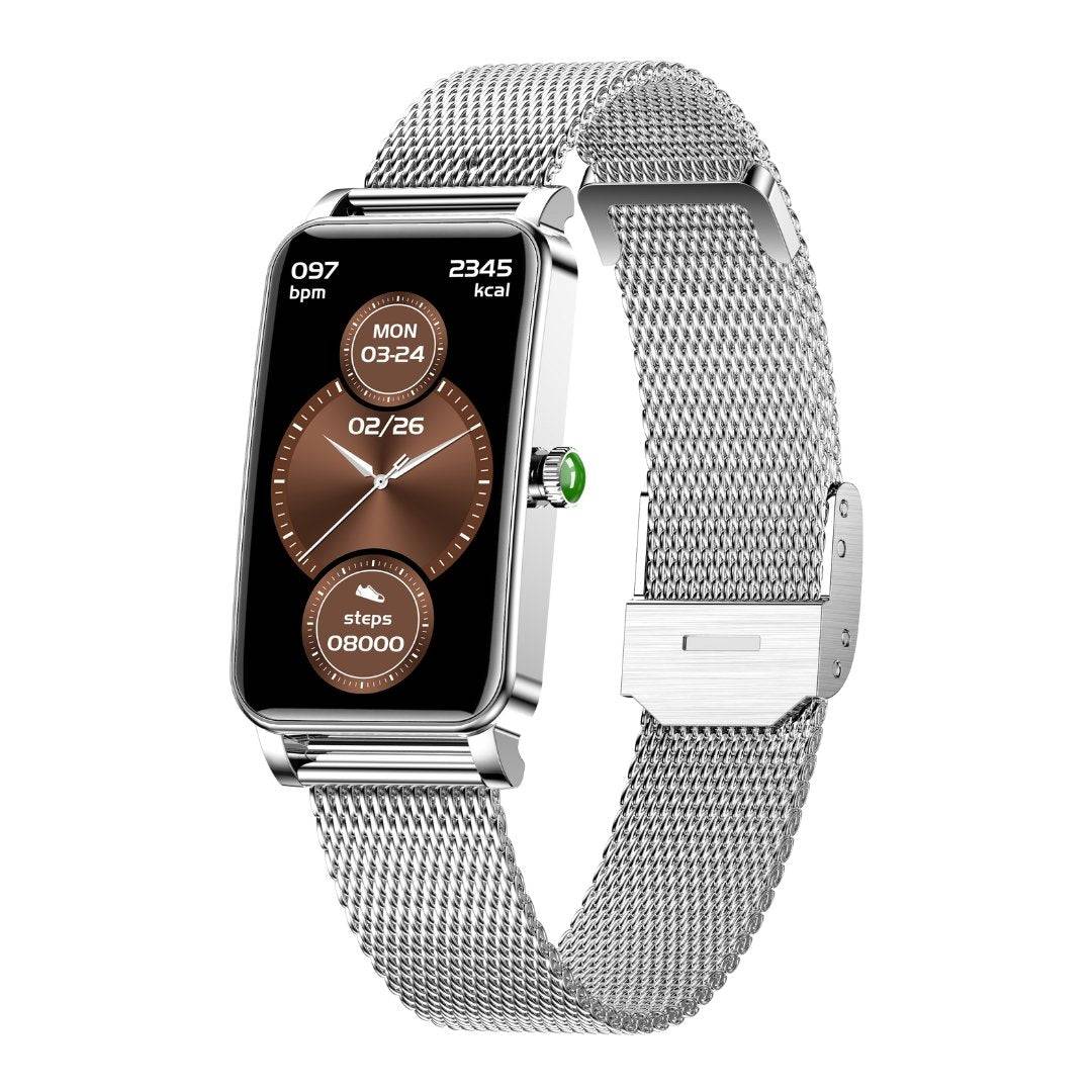 Lindegade | Zelina Kvinders Smartwatch – Stilfuld Fitness Tracker med Puls, Søvnmonitor & Notifikationer