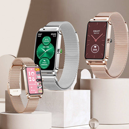 Lindegade | Zelina Kvinders Smartwatch – Stilfuld Fitness Tracker med Puls, Søvnmonitor & Notifikationer