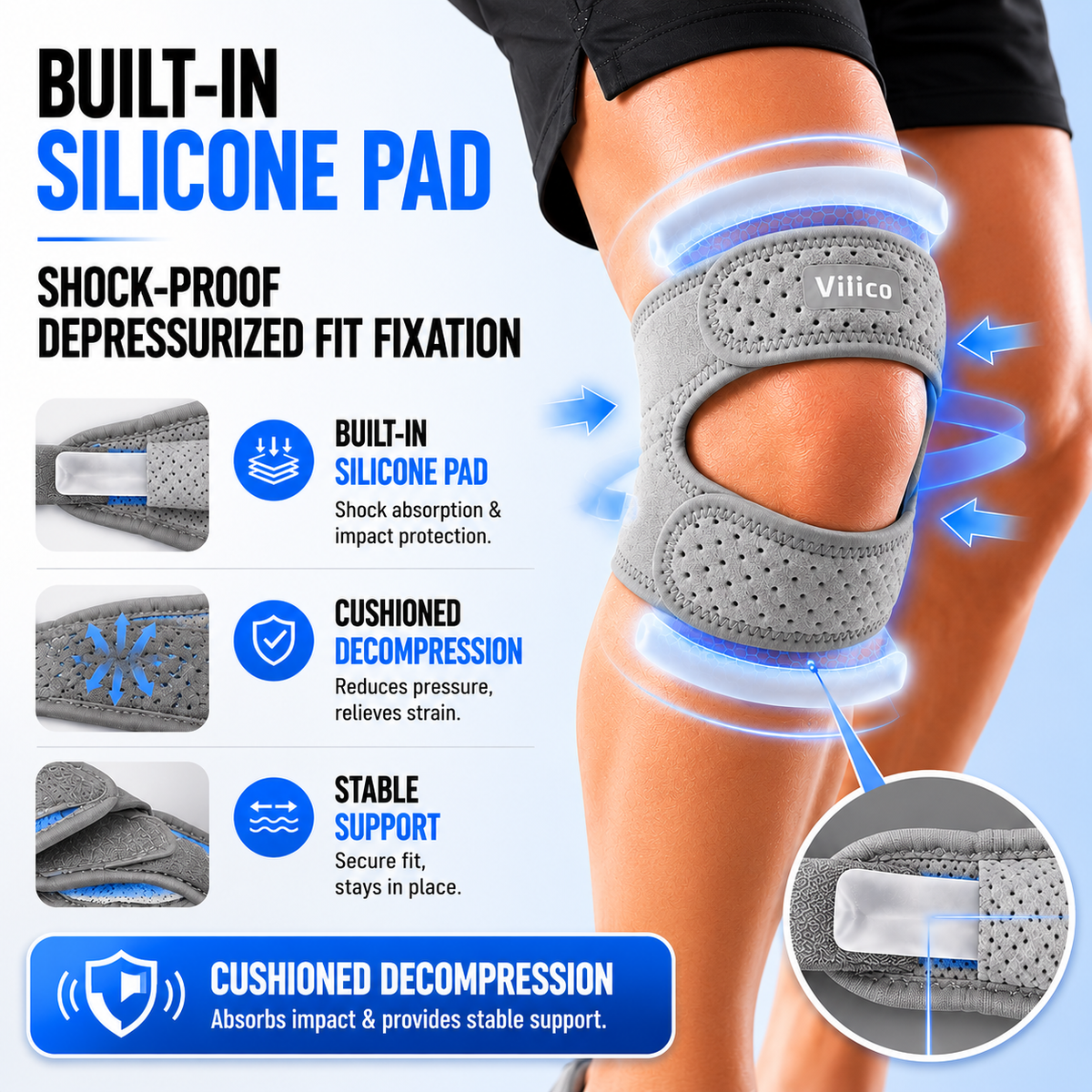 LindegadeLindegade | KnevoPro Justerbar Patella Støtte Rem