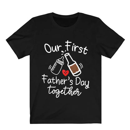 Matchende Første Fars Dag Outfits til Far og Barn