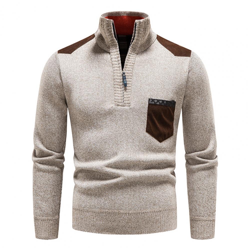 Lilian | Pull Homme Col Montant Demi-Zip - Image 3