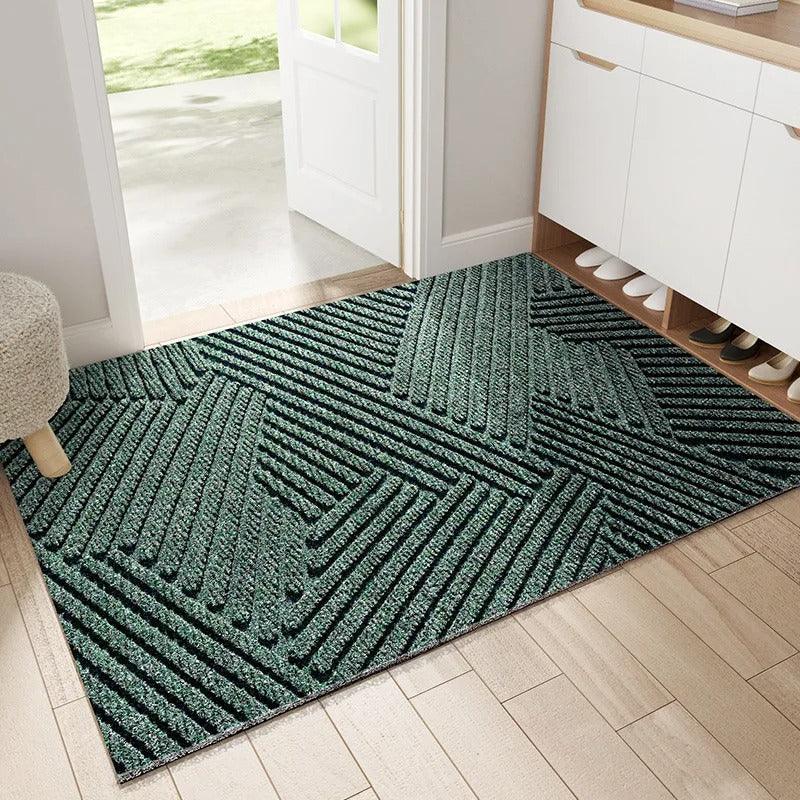 Moderne Nordisk Stil PVC Dørmåtte - Skridsikker og Snavsafvisende