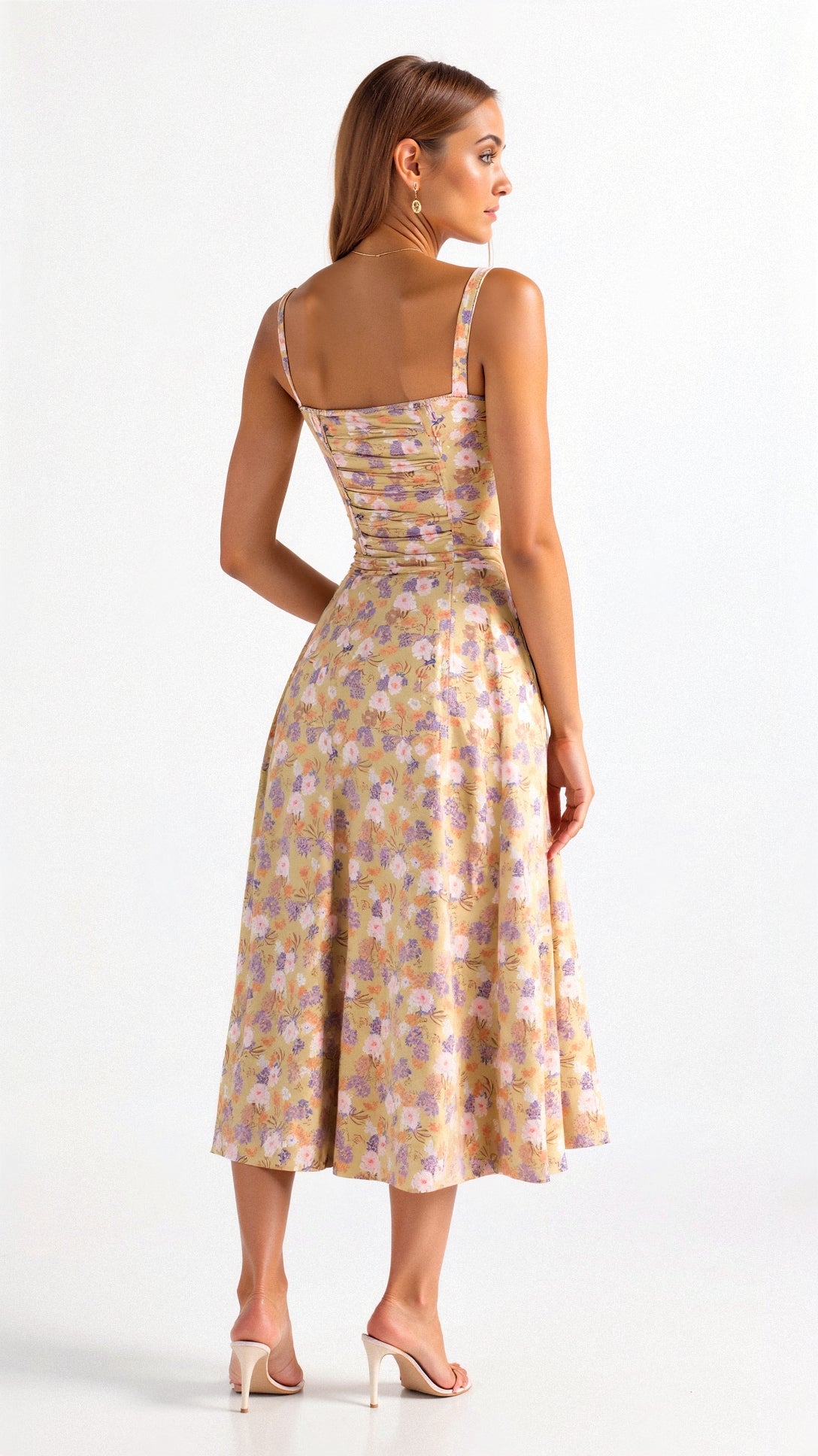 Félicie | Elégante robe midi à corset Kiana - Image 2