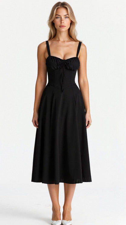 Félicie | Elégante robe midi à corset Kiana - Image 3