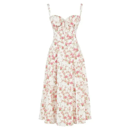 Félicie | Elégante robe midi à corset Kiana - Image 19