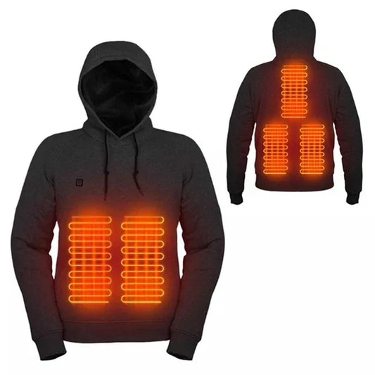 Opvarmet unisex-hoodie