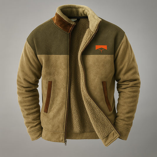 Outdoorjakke i fleece og merino til damer