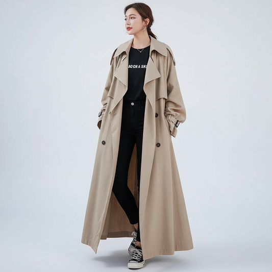 Oversized lang trenchcoat