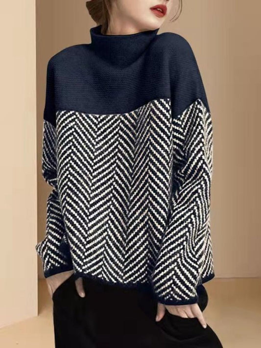 Anastasie | Pull ample à col roulé pour femme - Image 1