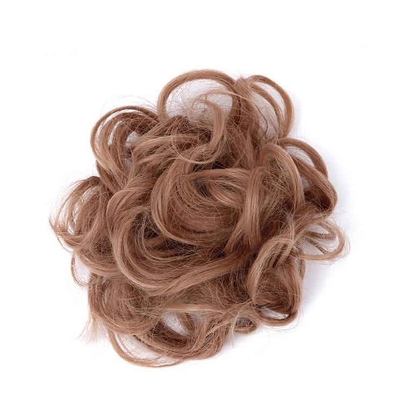 Rodet Knold Fake Hår Scrunchie | Lindegade